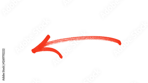 Hand drawn red arrow icon transparent. Arrow icon for your web site design, logo, app. Mark point icon design 