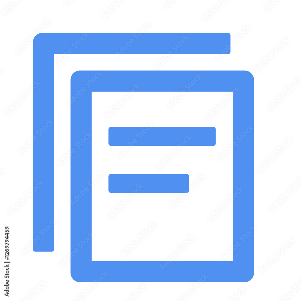 Public opinion Secretary blue outline icon pack Public opinion Secretary blue outline icon pack