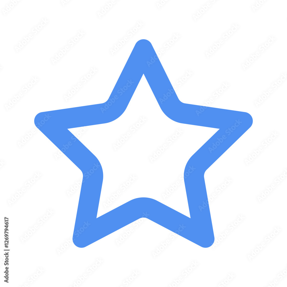 Public opinion Secretary blue outline icon pack