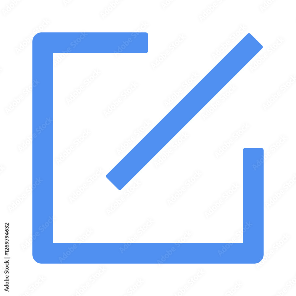 Public opinion Secretary blue outline icon pack Public opinion Secretary blue outline icon pack