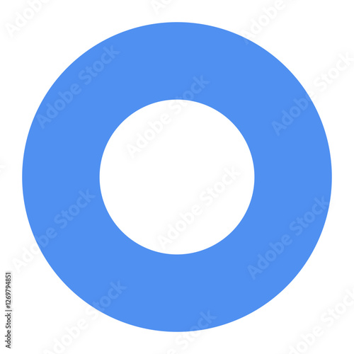 Public opinion Secretary blue outline icon pack