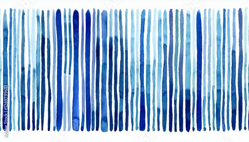 watercolor stripe seamless pattern watercolour hand drawn striped texture on white background