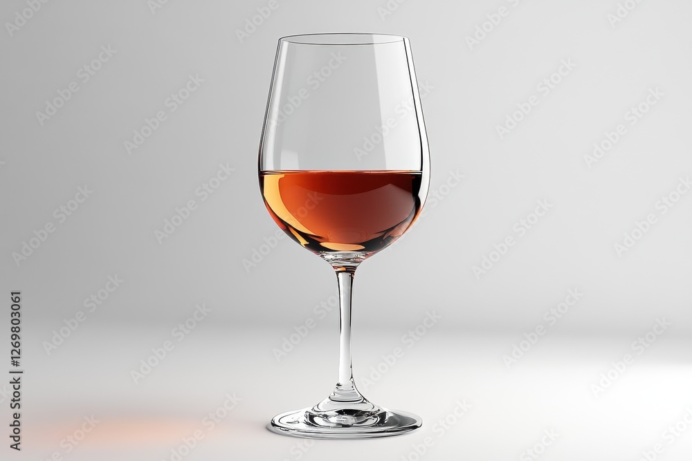 Elegant glass of amber liquid reflecting soft light on a minimalist surface Elegant glass of amber liquid reflecting soft light on a minimalist surface