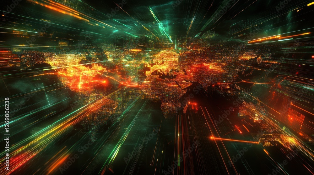 Global network visualization with fast moving data streams Global network visualization with fast moving data streams