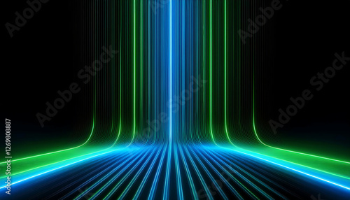 abstract background with rays