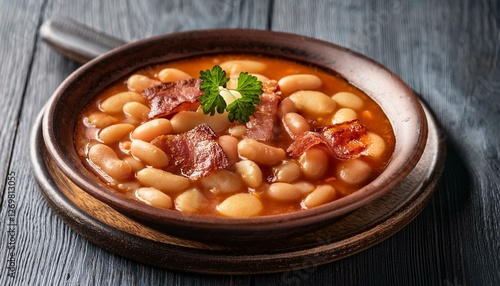 Wallpaper Mural Generated image Polish fasolka po bretońsku (beans Breton style) with bacon Torontodigital.ca