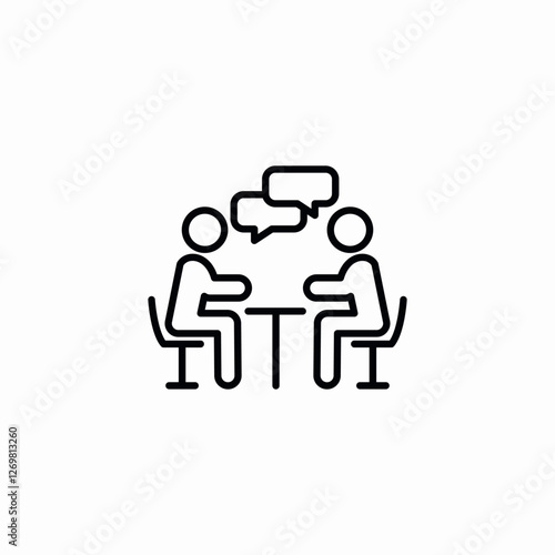 friendly gathering icon sign vector