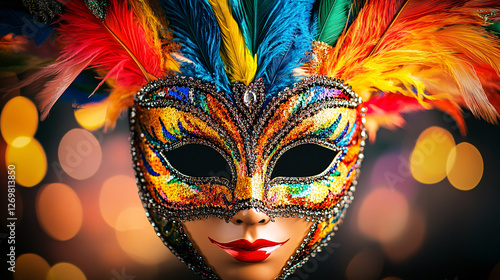 Wallpaper Mural A beautiful carnival mask Torontodigital.ca