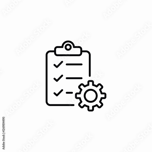 office tasks modification icon sign vector