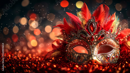 A beautiful carnival mask photo