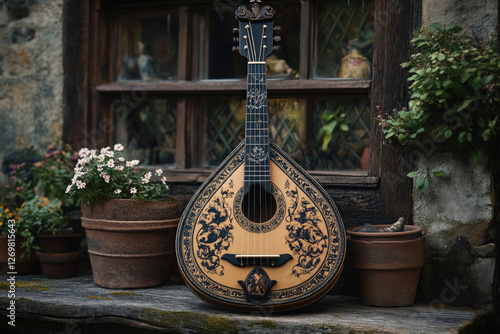 A cittern musical instrumen...
