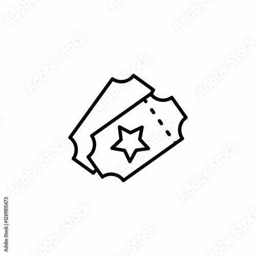 vip vouchers icon sign vector