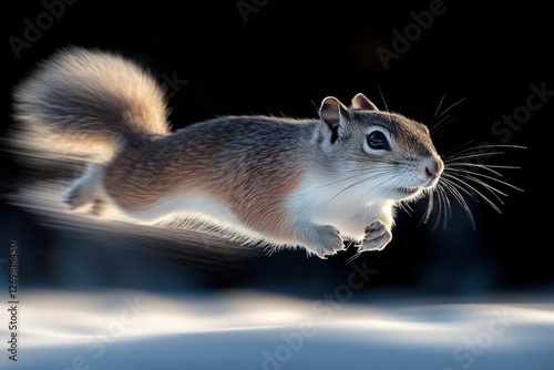 A flying squirrel (Glaucomy...