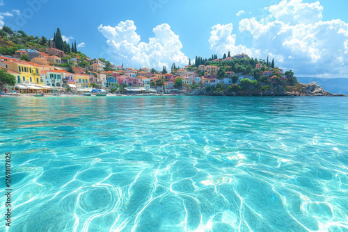 A scenic view of Poros, Cep...