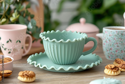A silicone suction cup on a...