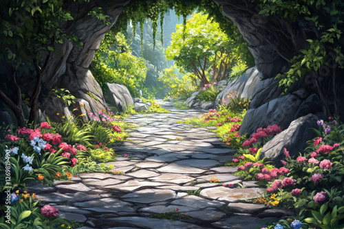 Game Background Vector Illu...