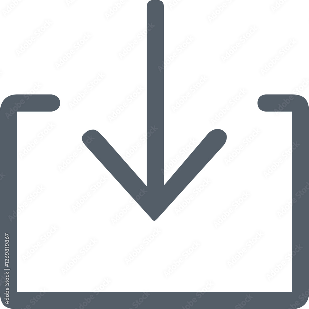 Stream Library outline icon pack Stream Library outline icon pack