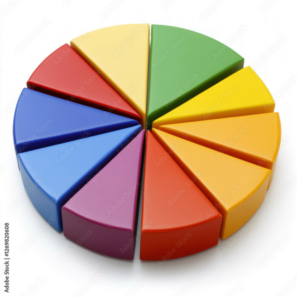 Fototapeta premium Pie Chart Isolated