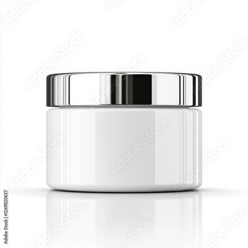 Plastic Jar Isolated