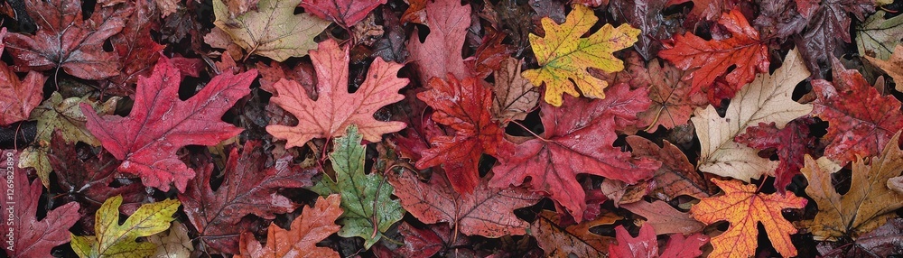 Autumn leaves fallen ground nature background Autumn leaves fallen ground nature background
