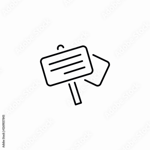 property announcement icon sign vector