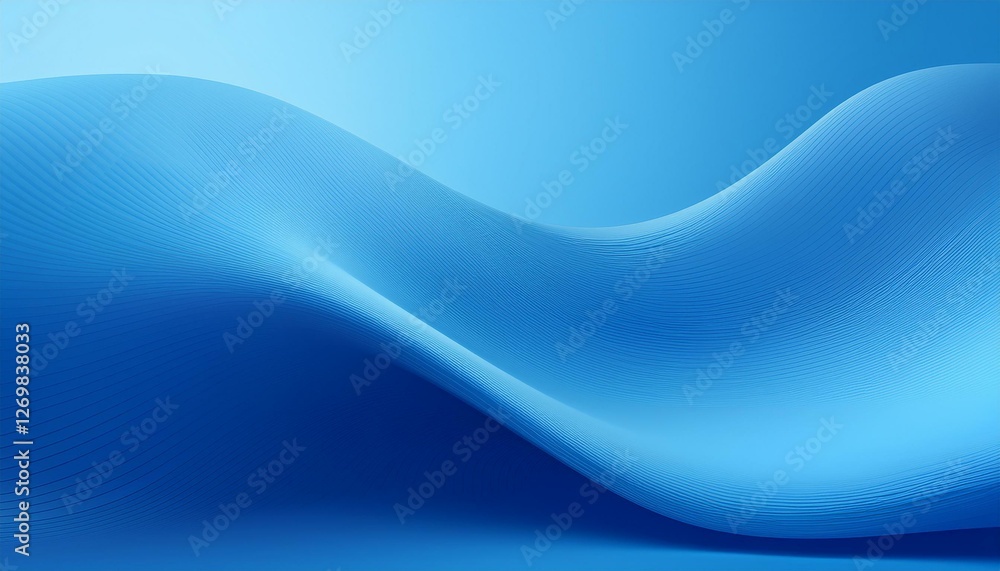 Fototapeta premium abstract blue wave background abstract minimal gradient blur background royal color design