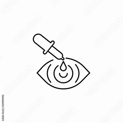 eye dropper icon sign vector