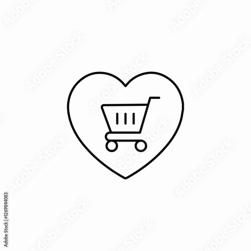 favorite item shopping list icon sign vector