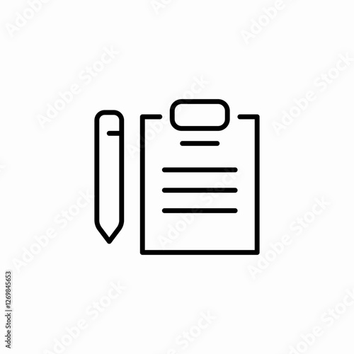 office form icon sign vector