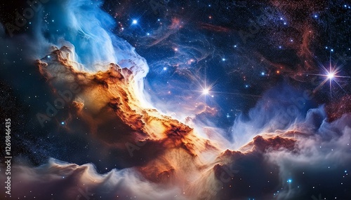 nebula on a background of outer space