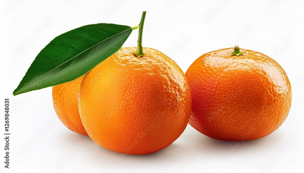 ripe tangerine fruit with green leaf isolated on a white background organic tangerines fruits ripe tangerine fruit with green leaf isolated on a white background organic tangerines fruits