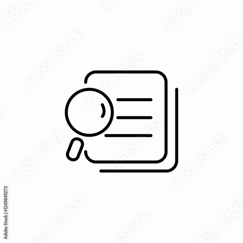 section search icon sign vector