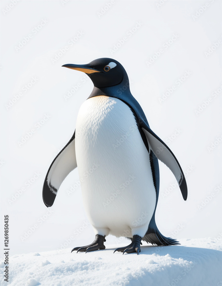 Fototapeta premium Polar Charm: Penguin