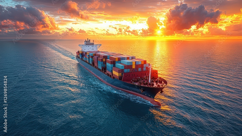 Captain on the Bridge of a Ship with Ocean Horizon in the Background, Highlighting Professionalism and the Importance of Maritime Shipping (Shipping, Maritime Transport, Captain, Professionalism) Captain on the Bridge of a Ship with Ocean Horizon in the Background, Highlighting Professionalism and the Importance of Maritime Shipping (Shipping, Maritime Transport, Captain, Professionalism)