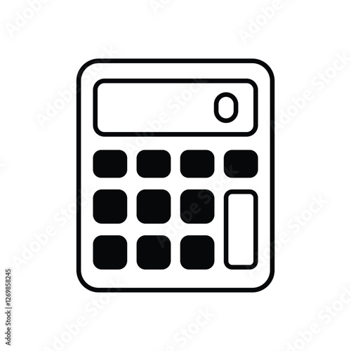 Calculator vector icon 
