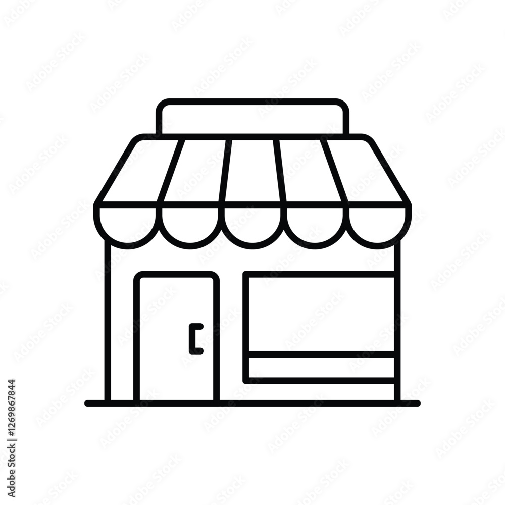 Shop vector icon Shop vector icon