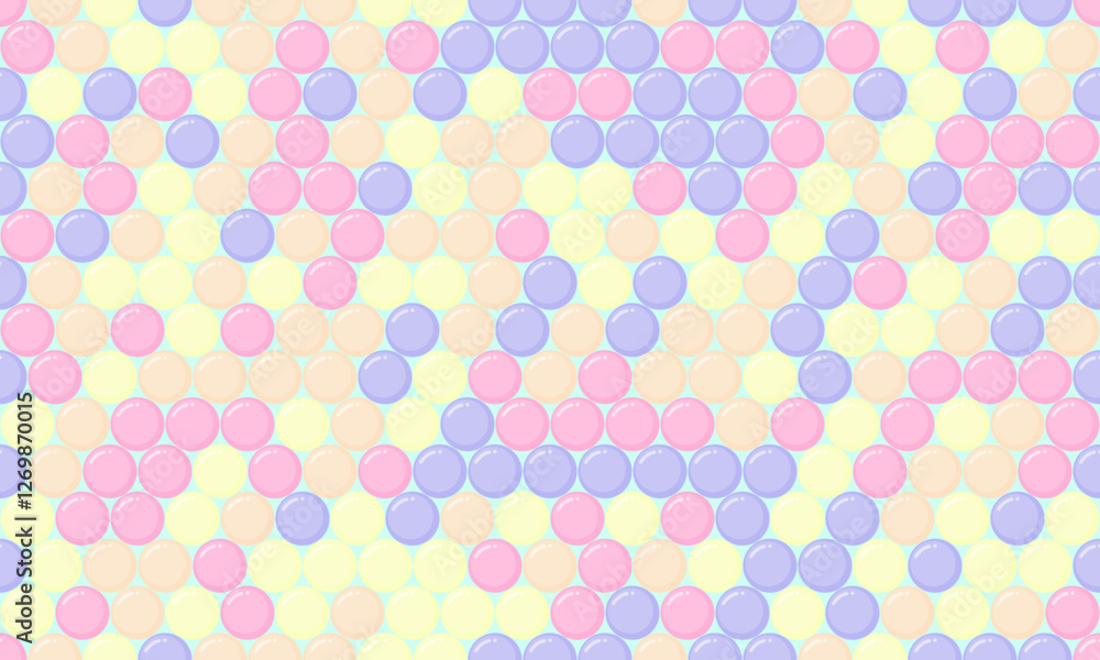 Polka dot pattern with colorful round spots, ideal for textile fabrics, seamless wallpapers, and abstract backgrounds with a geometric touch. Polka dot pattern with colorful round spots, ideal for textile fabrics, seamless wallpapers, and abstract backgrounds with a geometric touch.