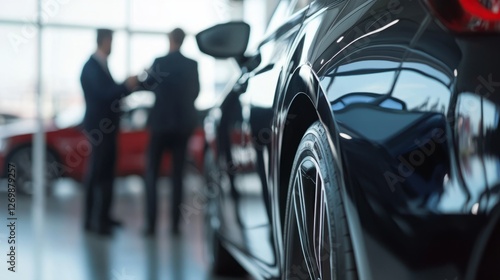 Wallpaper Mural Car purchase site, car buyers at the dealership to check the new car, car sales Torontodigital.ca