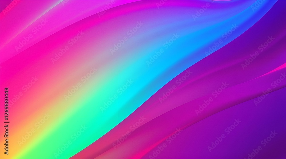 Vibrant abstract background with flowing waves in bright rainbow colors Vibrant abstract background with flowing waves in bright rainbow colors