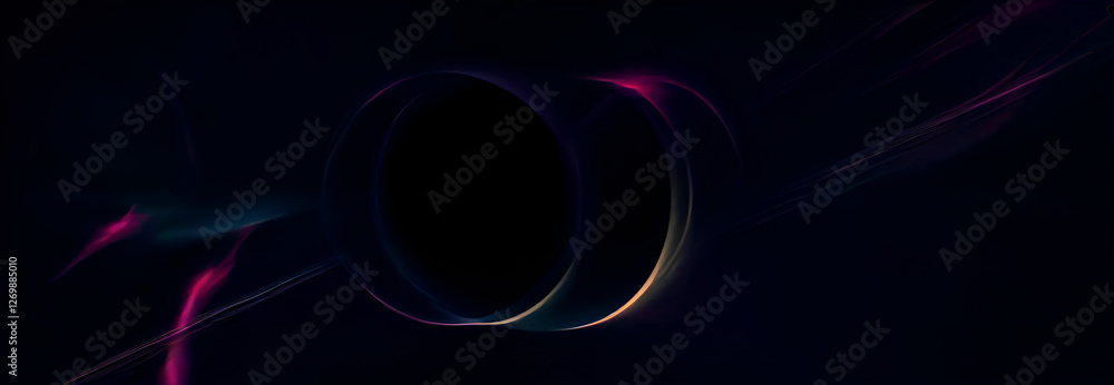 illustrazione sfondo con elementi astratti e motivi geometrici a tema surreale