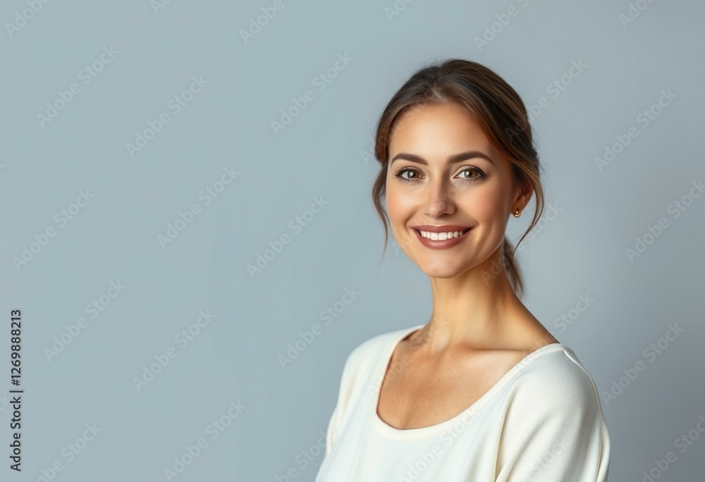Natural light portrait of a woman Natural light portrait of a woman