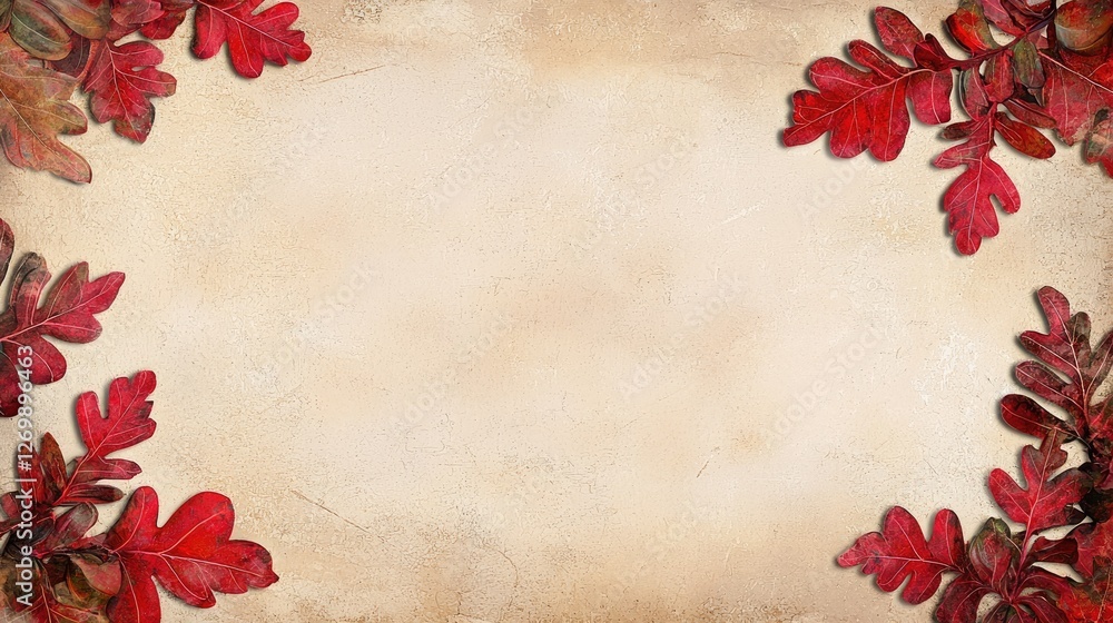 Autumn leaves frame on textured background (2) Autumn leaves frame on textured background (2)