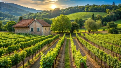 Crédence de cuisine  vineyard in switzerland  © Kubilay