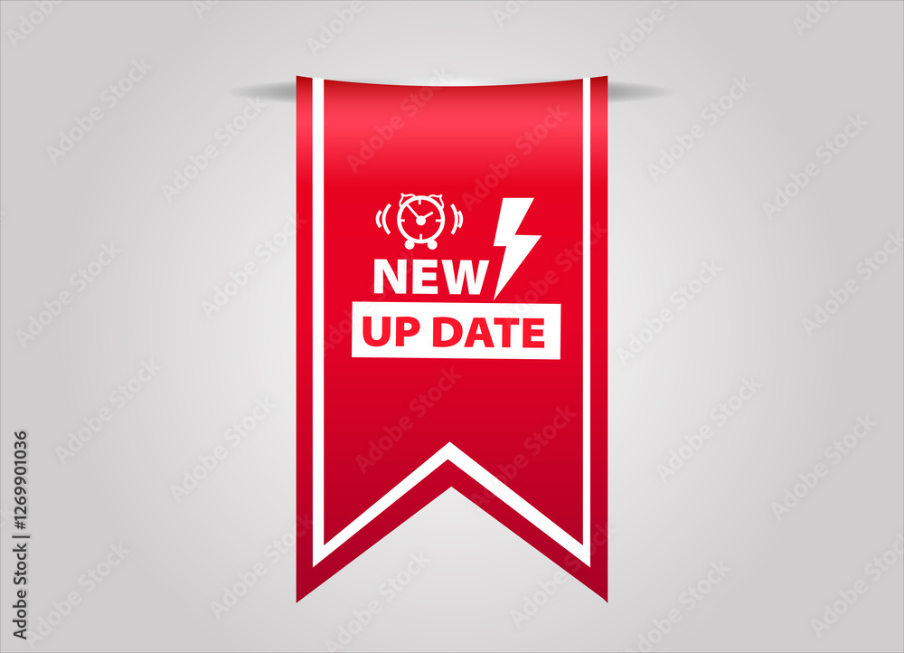 red flat sale banner for new update banner and poster red flat sale banner for new update banner and poster