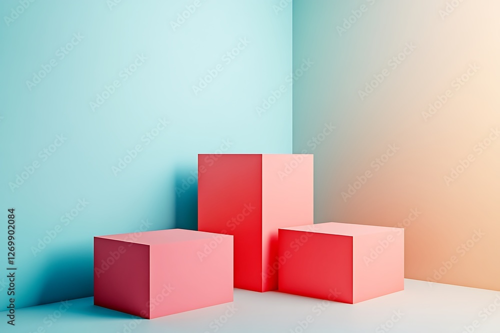 Stylish Minimalist Product Display Cubes Stylish Minimalist Product Display Cubes