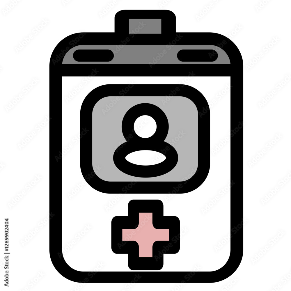 Medical hospital notes - clean and modern pharmacy and medicine icon. Medical hospital notes - clean and modern pharmacy and medicine icon.