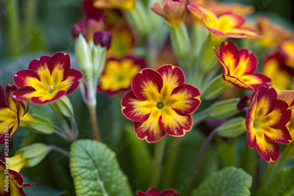 Vibrant Alstroemeria Flowers in Full Bloom Vibrant Alstroemeria Flowers in Full Bloom