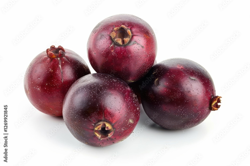 Fresh and vibrant red fruits stacked elegantly on a light background, capturing nature's bounty isolated on transparent background Fresh and vibrant red fruits stacked elegantly on a light background, capturing nature's bounty isolated on transparent background