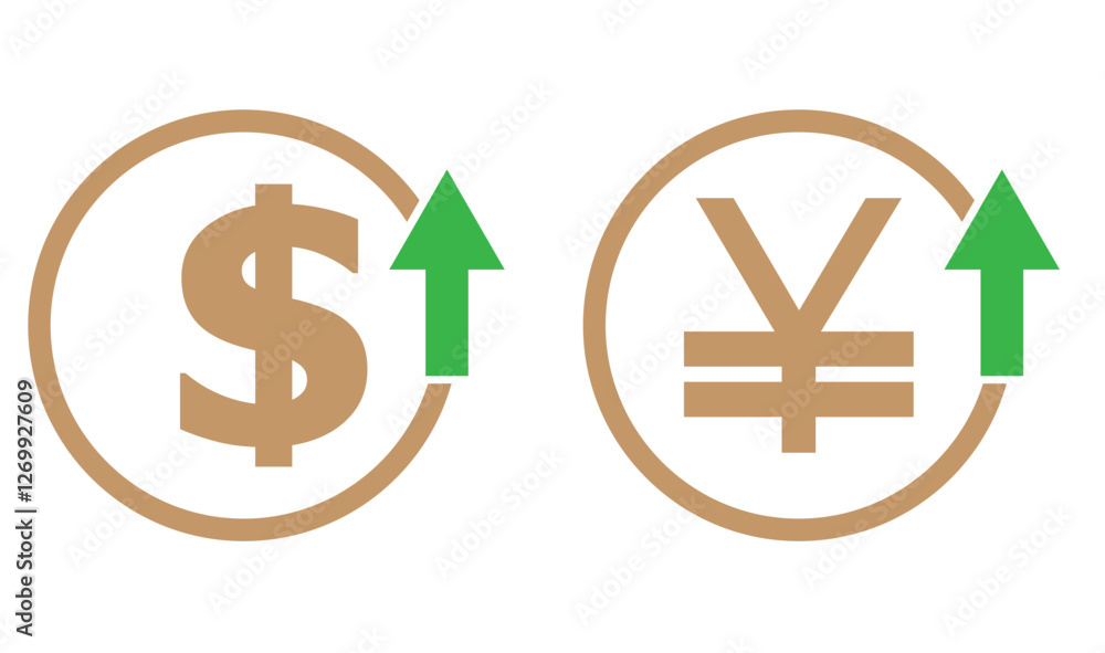 dollar and bitcoin decline fund vector icon dollar and bitcoin decline fund vector icon