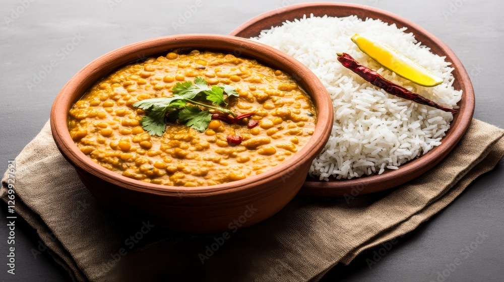 Aromatic Indian Dal with Rice - A Culinary Delight Aromatic Indian Dal with Rice - A Culinary Delight